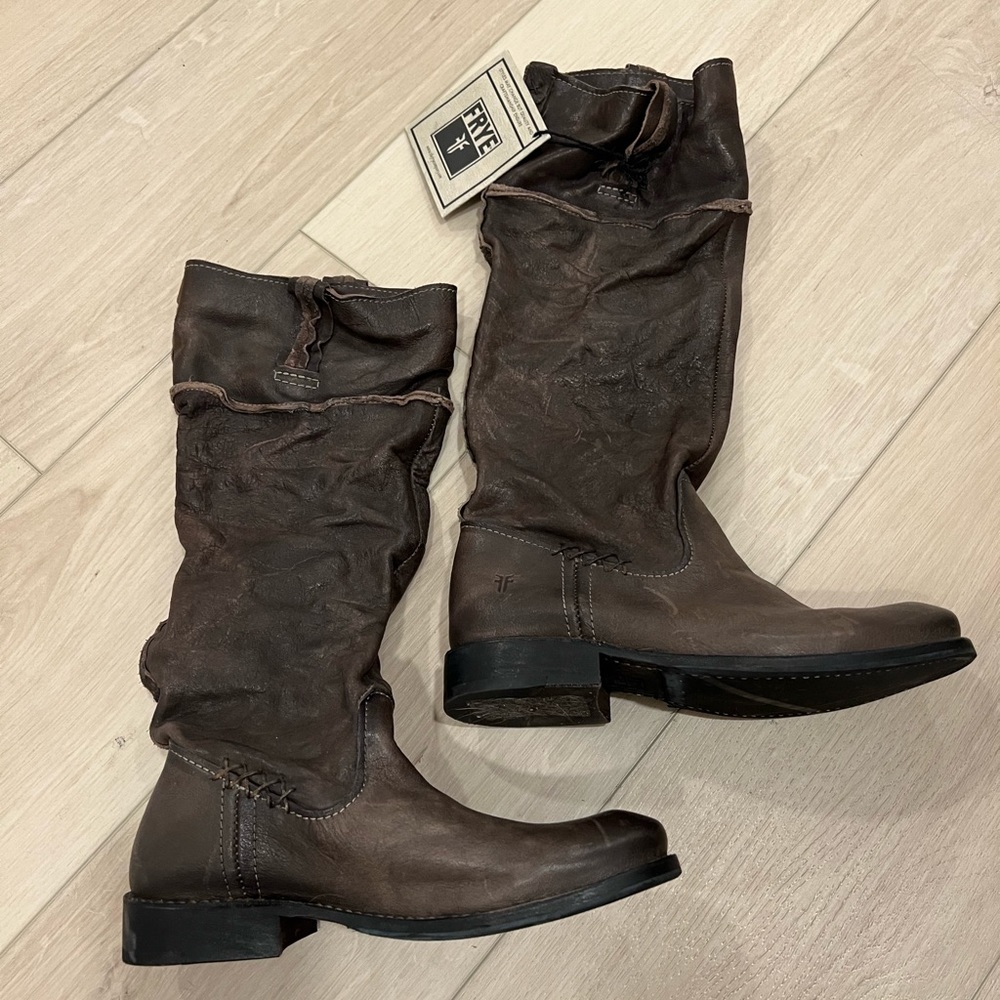 Never Worn - Frye Leather Boots